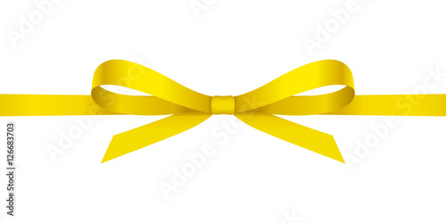 Yellow bow