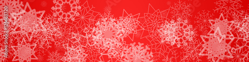 snowflake backgound banner