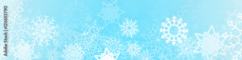 snowflake backgound banner