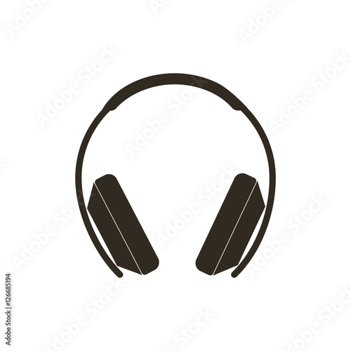 Headphone icon vector