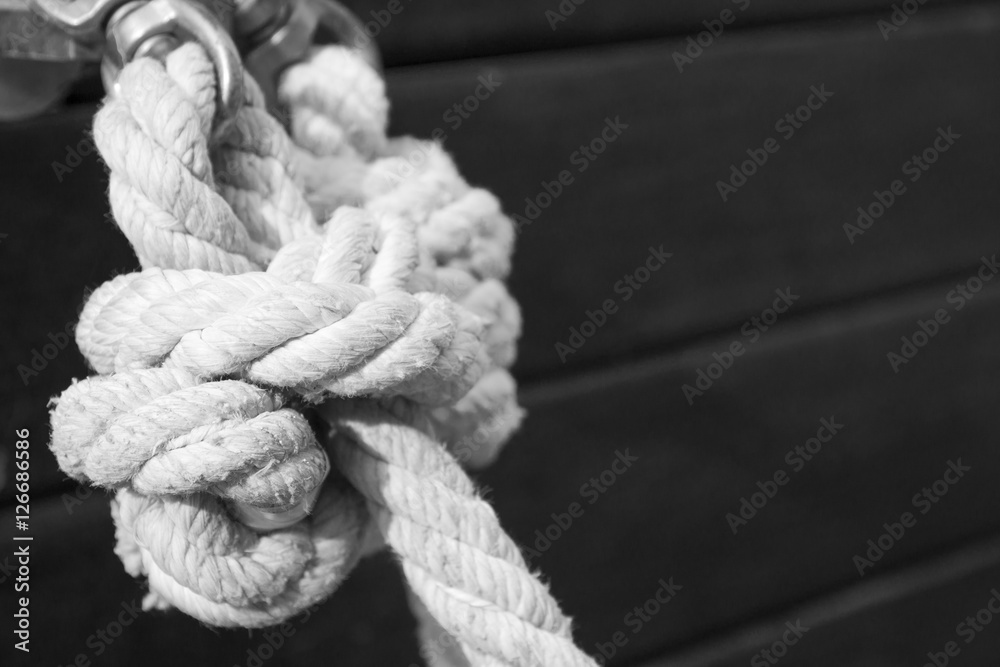 Boat rope knot