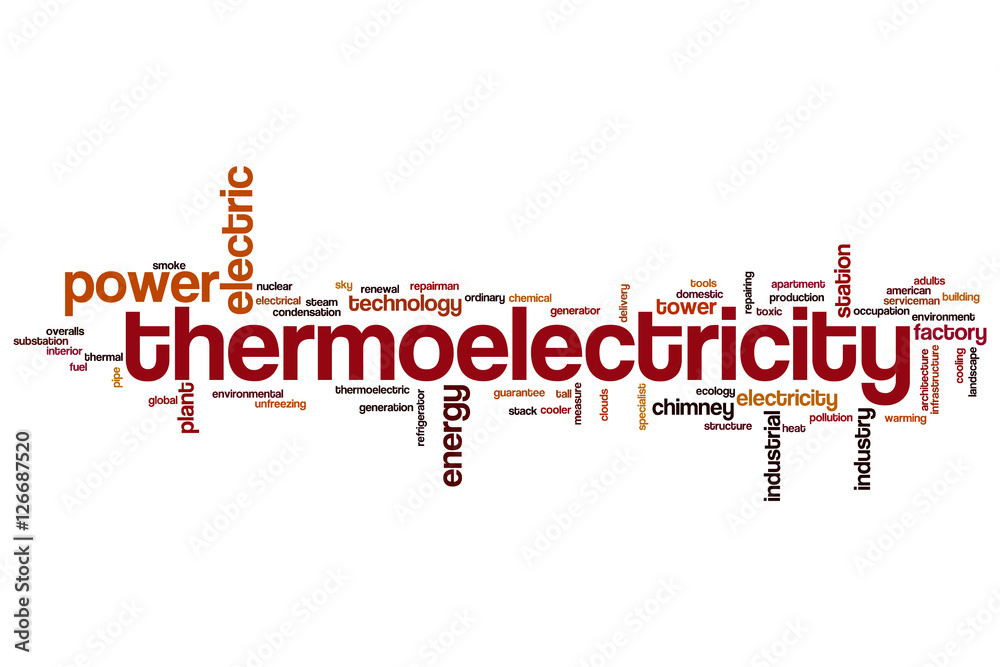 Thermoelectricity word cloud Thermoelectricity word cloud