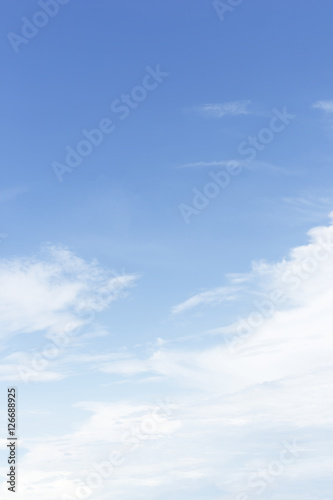 Photography Fantastic soft white clouds against blue sky background, soft fo
