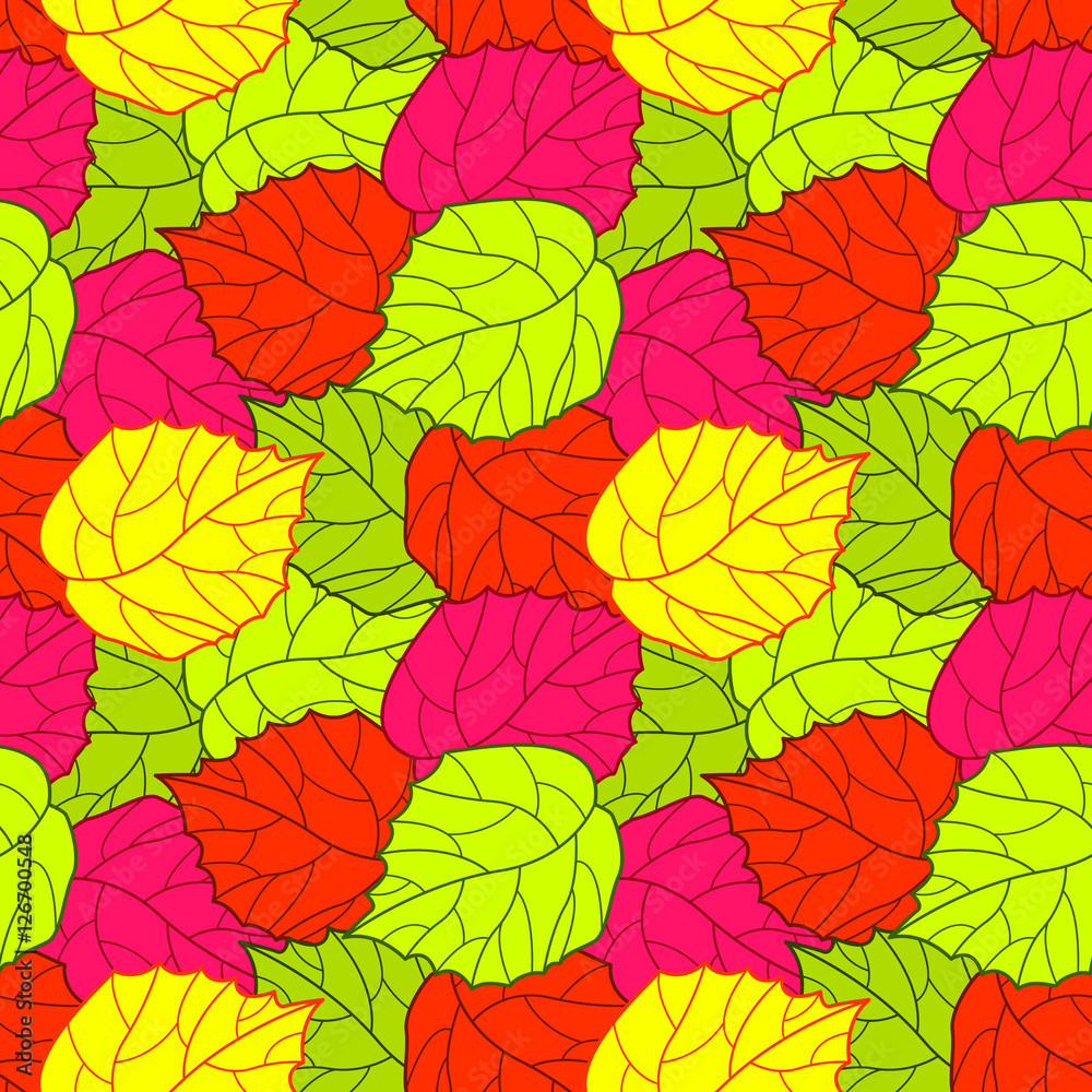 Autumn leaves pattern Autumn leaves pattern