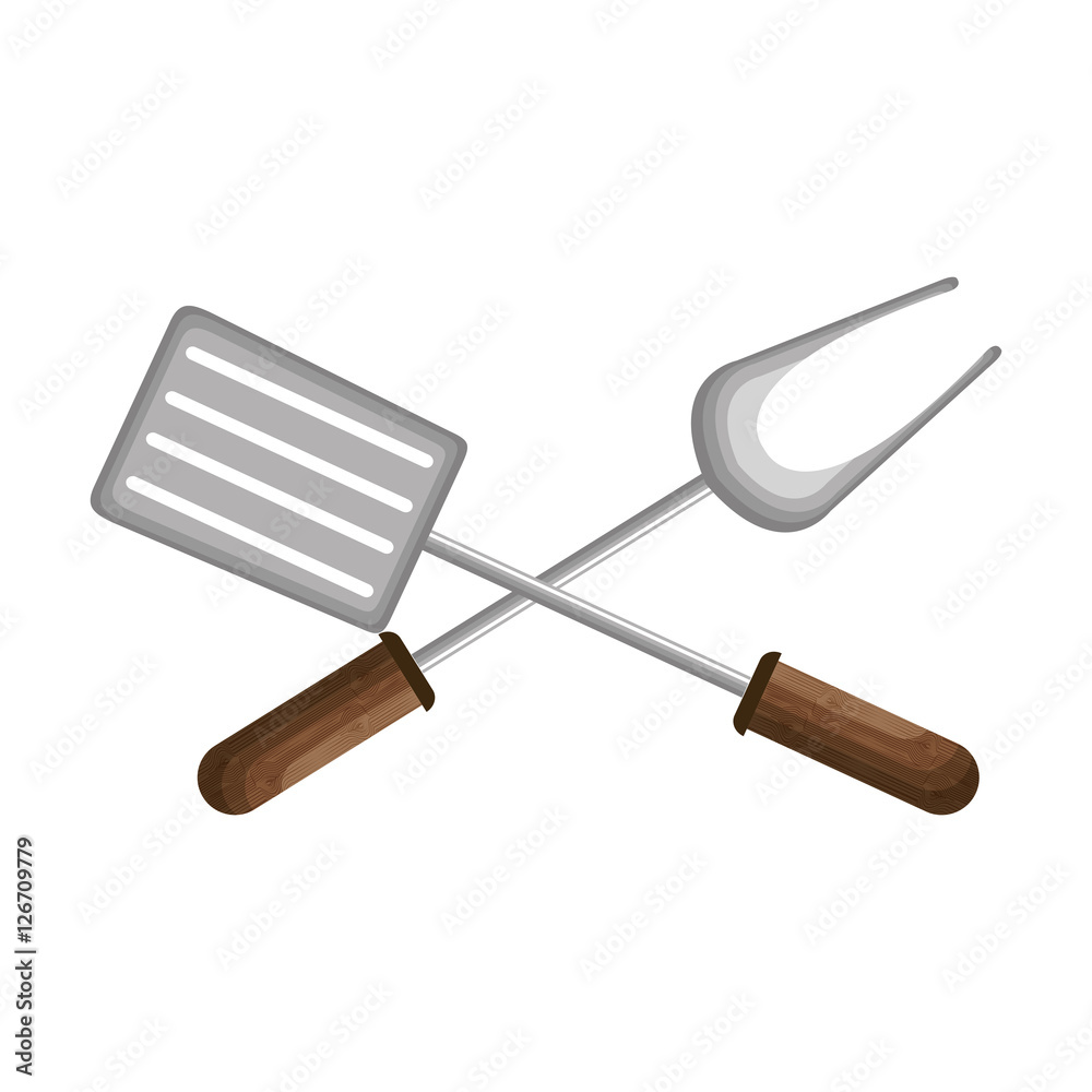 grill cutlery isolated icon vector illustration design grill cutlery isolated icon vector illustration design