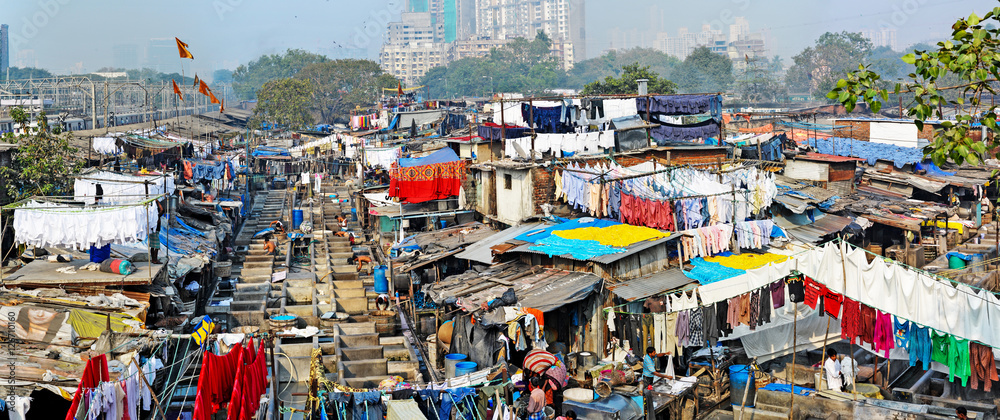 Fototapeta premium Dhobi Ghat, Bombaj