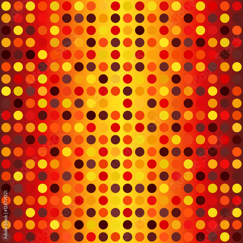 Polka dot pattern. Vector seamless dot background