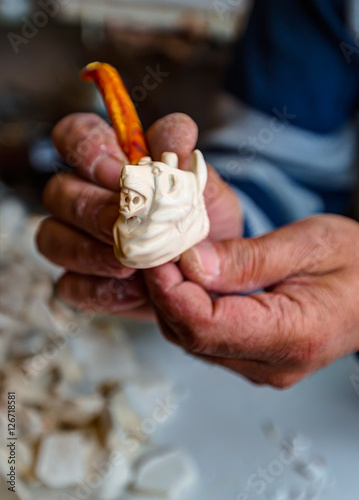 Valokuva Tobacco pipe from meerschaum