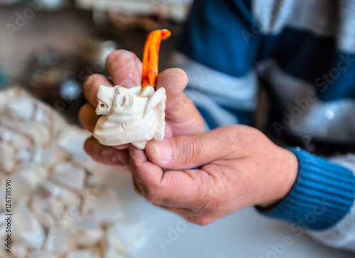 Valokuva Tobacco pipe from meerschaum