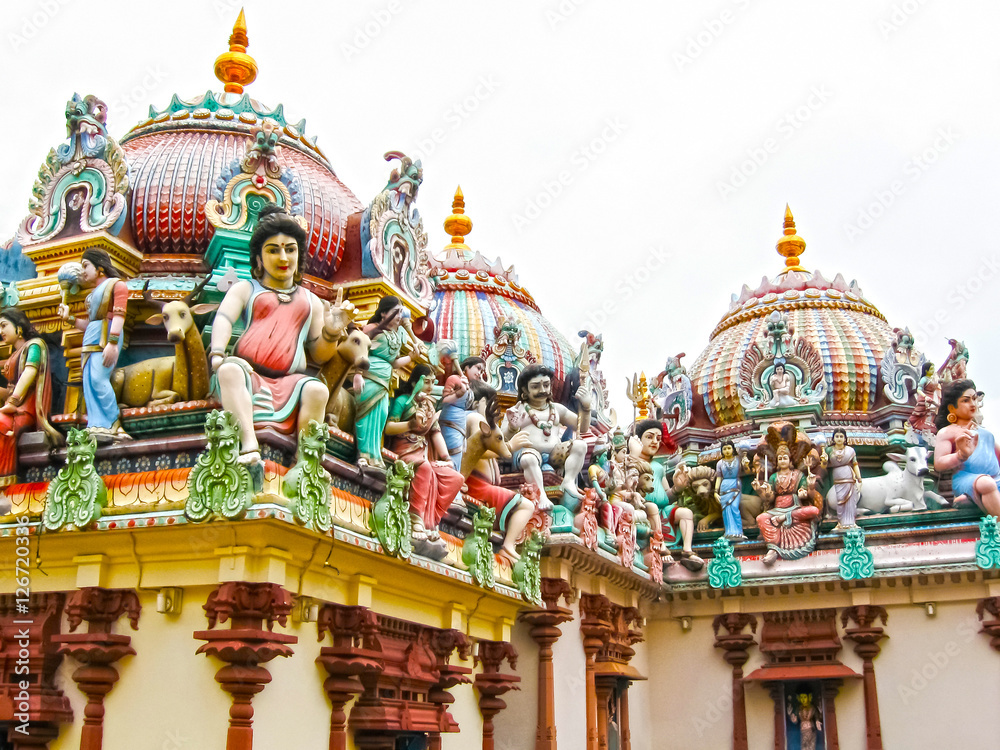 Fototapeta premium Sri Mariamman Temple, The Hindu In Singapore
