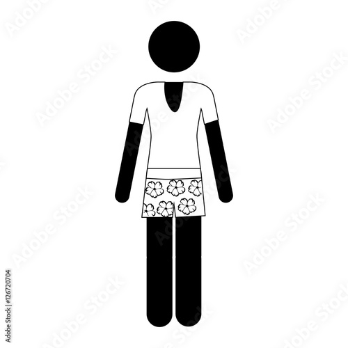male bathing suit icon image vector illustration design 