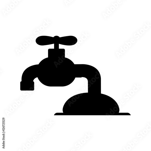 water faucet icon image vector illustration design 