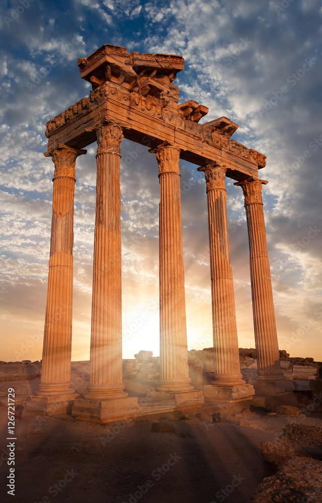 The Temple of Apollo in Side, Turkey