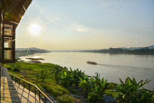 Photos Travel around chiang khan Loei,The important water resources are the Mekong, Hue