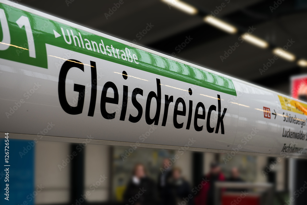 Obraz premium Gleisdreieck