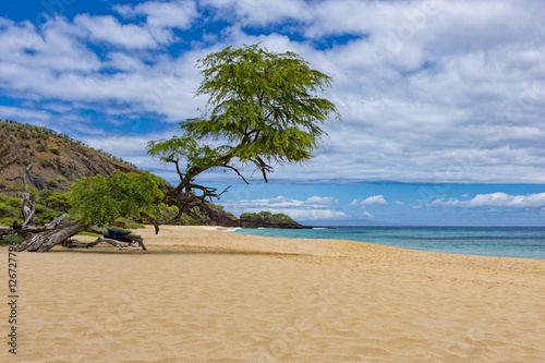 Makena Big Beach near Wailea Maui Hawaii USA photo