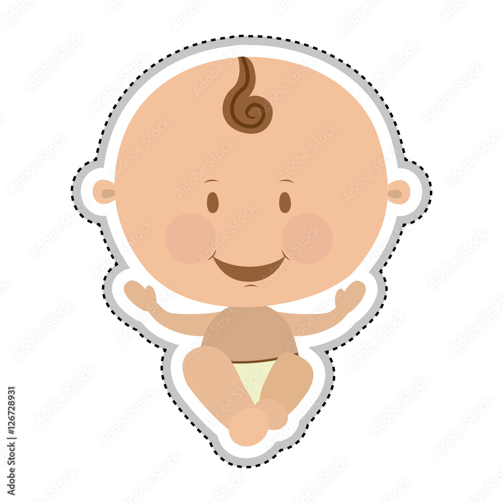 cute baby boy icon image vector illustration design Stock Vector ...