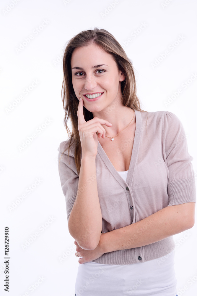 sexy beautiful young woman model posing in a fashion studio on white background sexy beautiful young woman model posing in a fashion studio on white background