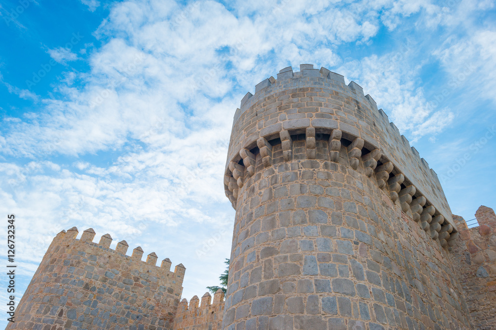 Medieval wall around the city of Avila