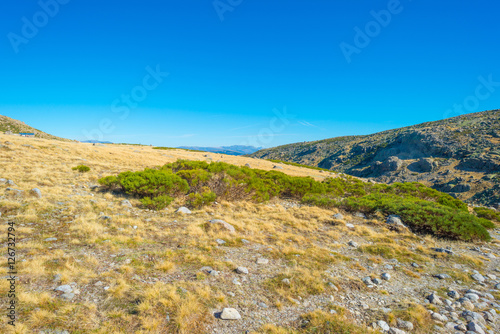 Fototapeta Naklejka Na Ścianę i Meble -  Hills of natural park Sierra de Gredos