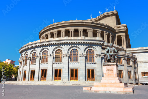 Opera and Balet National Academic Theater in Yerevan  Armenia.