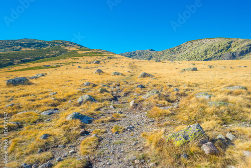 Hills of natural park Sierra de Gredos