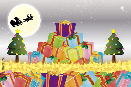 #Background #wallpaper #Vector #free #christmas #Xmas merry christmas,eve,fir tree,message,greeting card,santa claus,gift,white snowflakes,winter scenery,event,party,ornament,decoration,holy night 