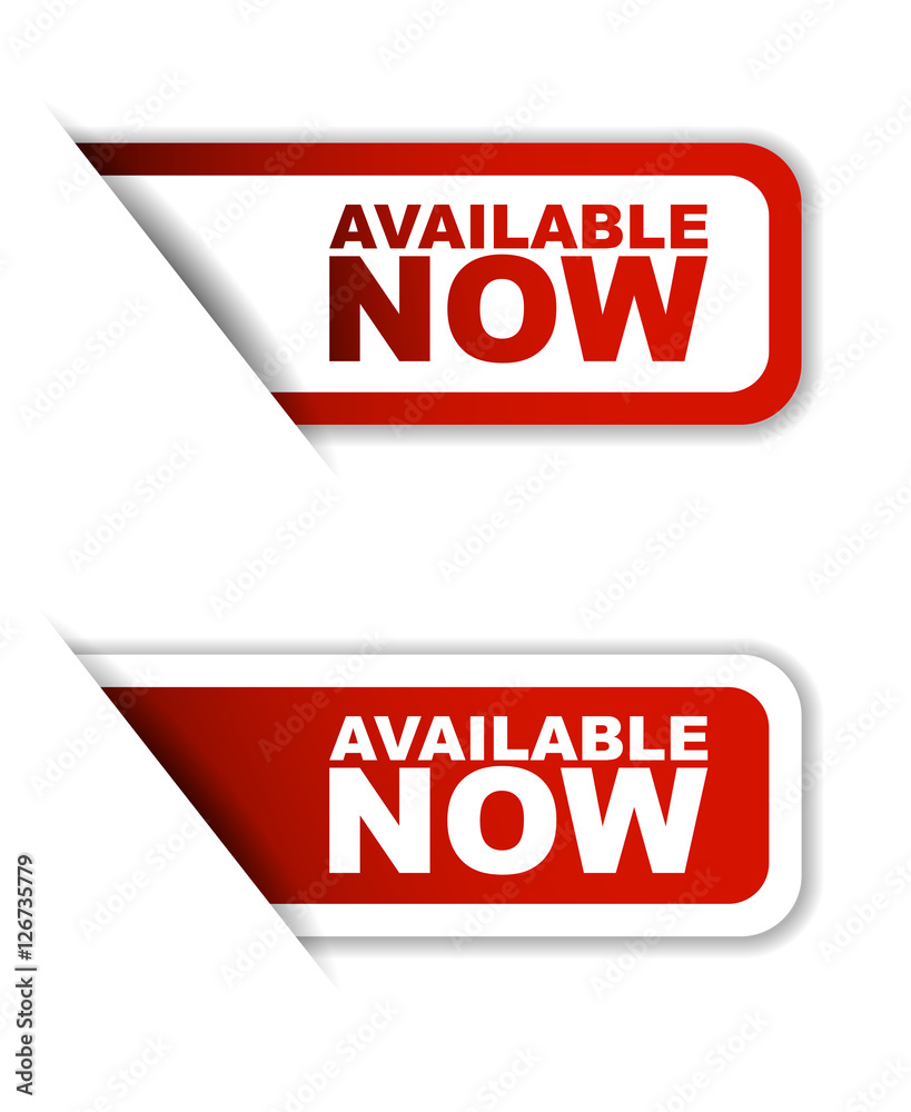red vector available now, sticker available now, banner available now red vector available now, sticker available now, banner available now