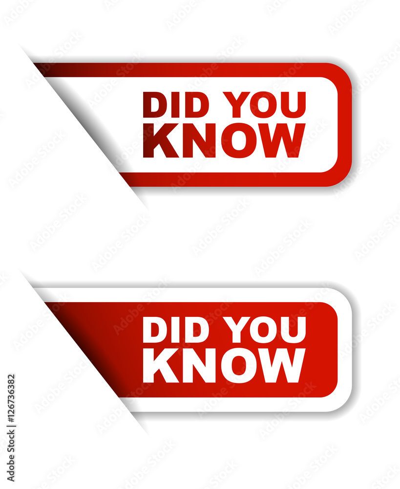 red vector did you know, sticker did you know, banner did you know red vector did you know, sticker did you know, banner did you know