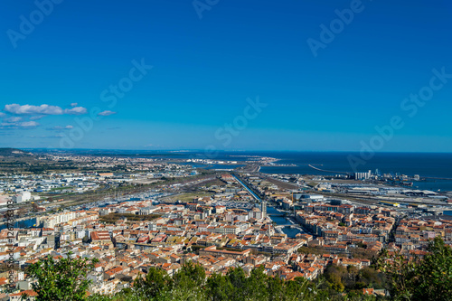 Sète vue du mont Saint-Clair.