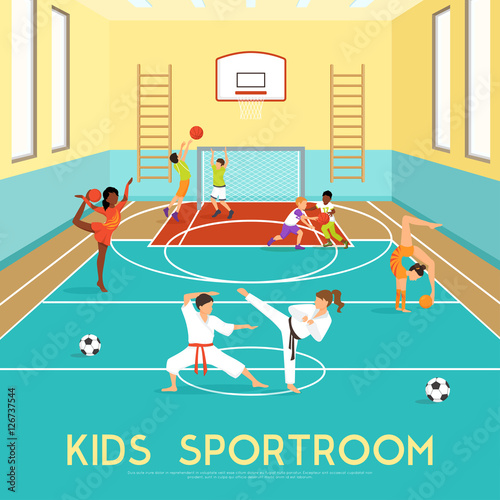 Poster Of Kids Sportroom