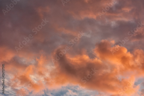 Fototapeta Naklejka Na Ścianę i Meble -  The sky at sunset