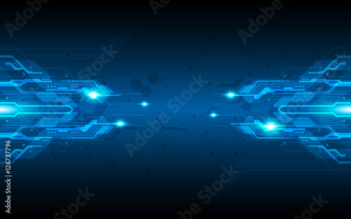 abstract digital technology frame design circuit pattern concept background