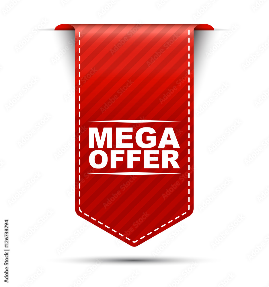 mega offer, red vector mega offer, banner mega offer mega offer, red vector mega offer, banner mega offer