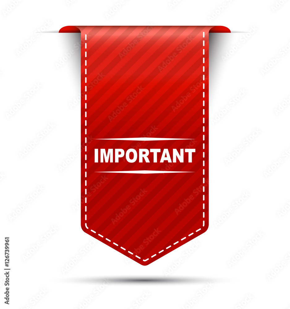 important, red vector important, banner important important, red vector important, banner important