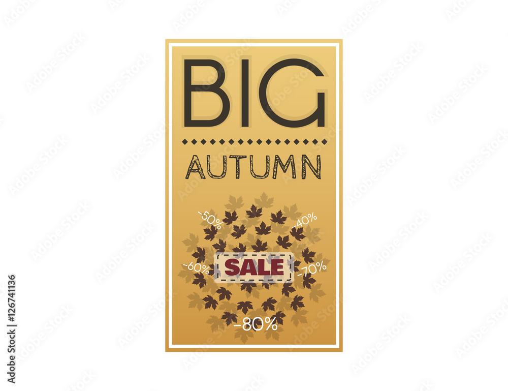 Large autumn discounts Large autumn discounts