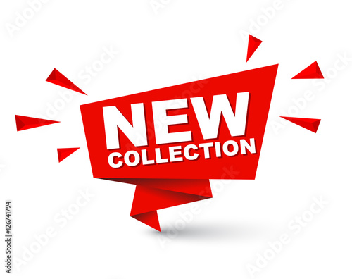 Red easy vector illustration isolated paper bubble new collection. This element is well adapted for web design.