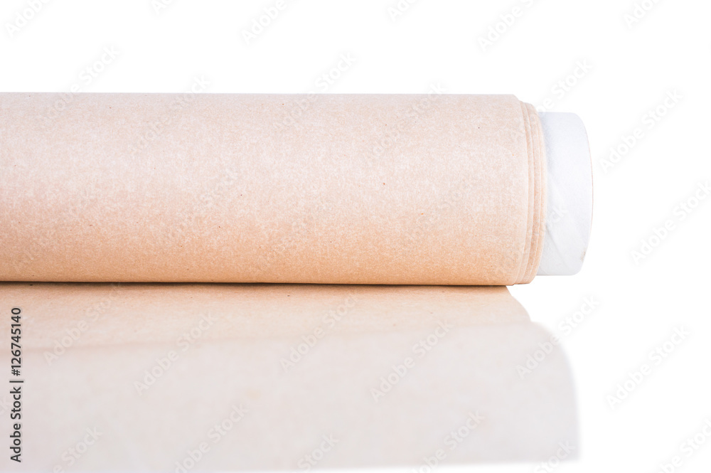 Fototapeta premium parchment on a white background