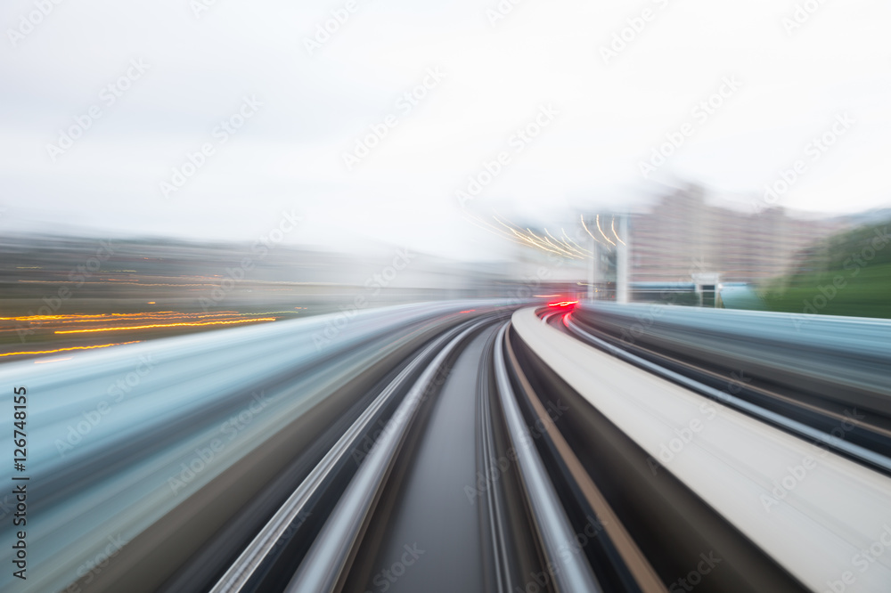 Speed motion in urban highway road tunnel Speed motion in urban highway road tunnel
