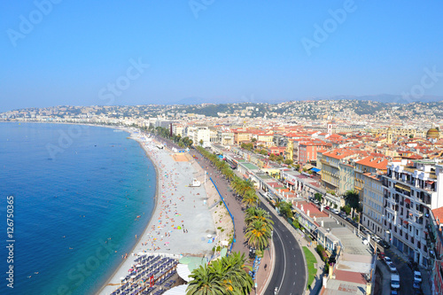 Top-view of Nice
