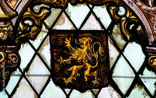 Coat of Arms of Brabant - Stained Glass