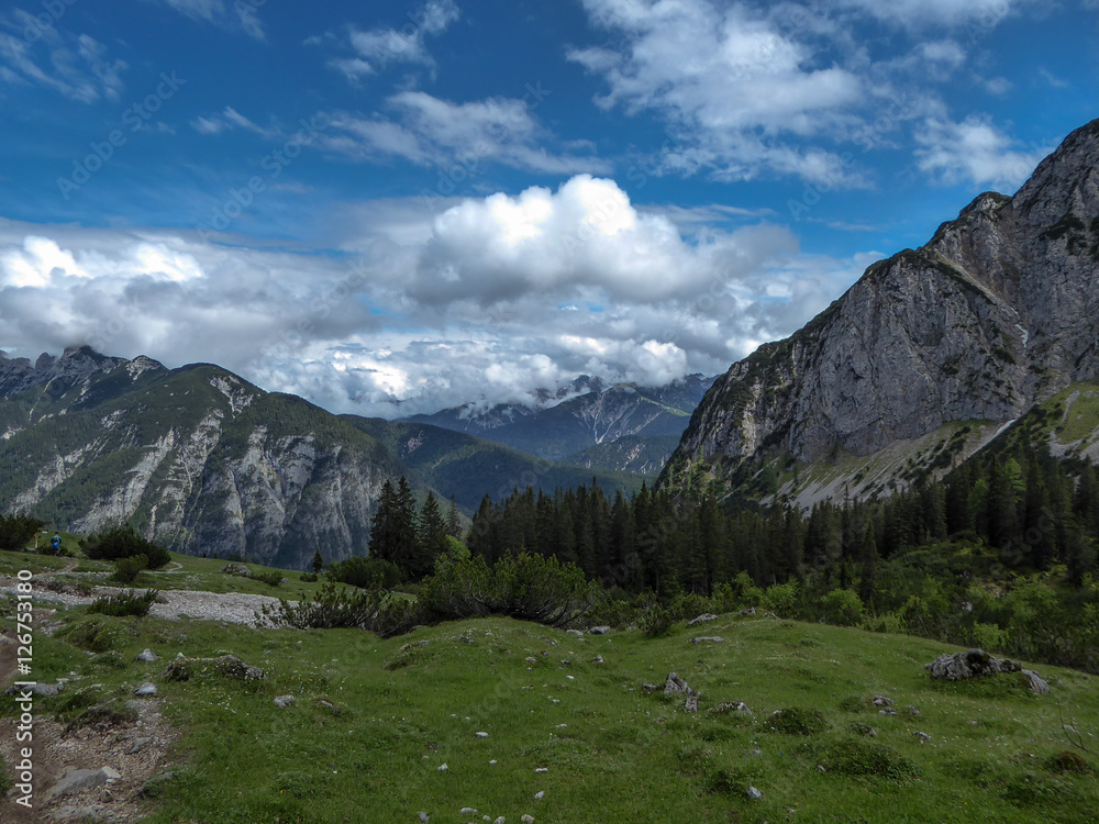 Wandern in Alpen