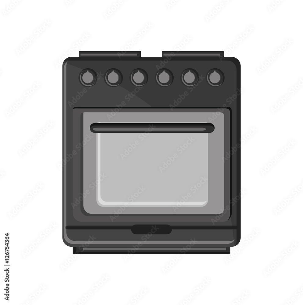 Stove machine icon. House appliances supplies and electronic theme. Isolated design. Vector illustration Stove machine icon. House appliances supplies and electronic theme. Isolated design. Vector illustration
