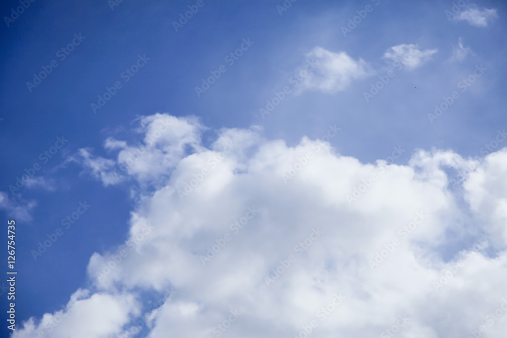 Blue sky with clouds. Blue sky with clouds.