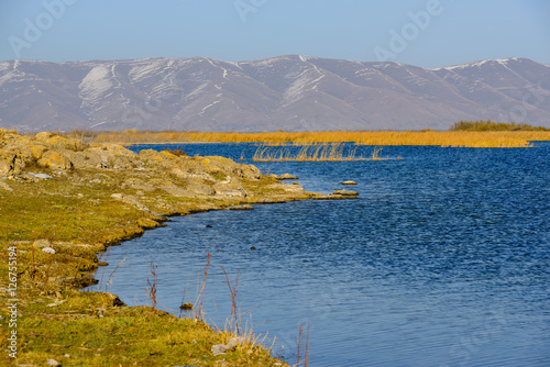 Majestic view of lake Sevan, Armenia