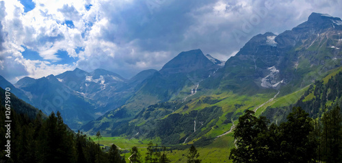 Panorama in the austrian alps