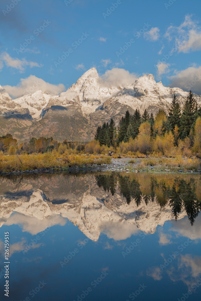 Fall Reflection in the Tetons