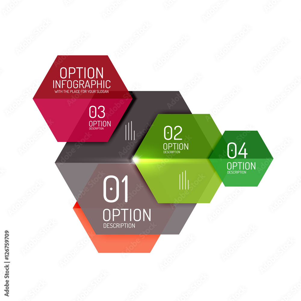 Paper geometric abstract infographic layouts Paper geometric abstract infographic layouts