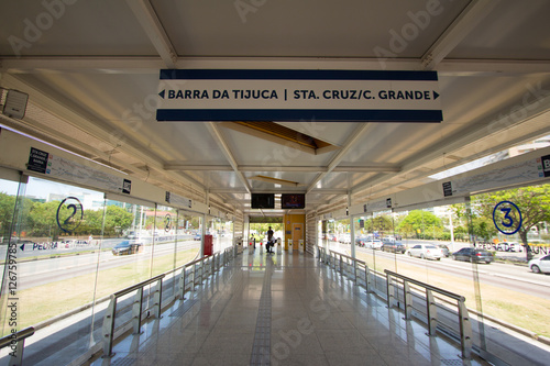 Brt Station in Barra da Tijuca