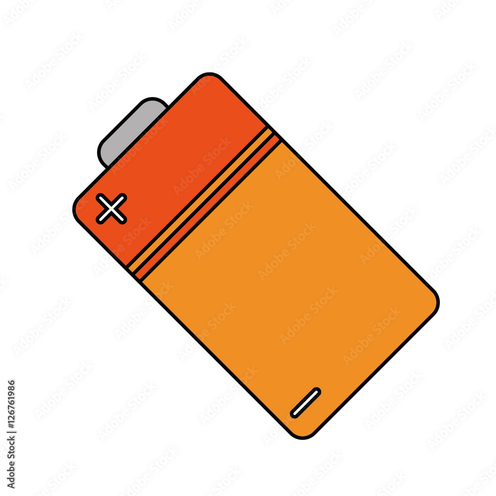 Battery icon. Energy power technology and charge theme. Isolated design. Vector illustration Battery icon. Energy power technology and charge theme. Isolated design. Vector illustration